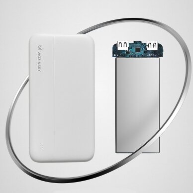 Wozinsky powerbank 10000mAh 2 x USB white (WPBWE1) 5
