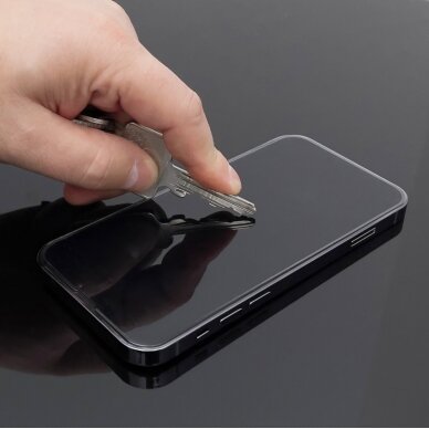 Apsauginis stiklas Wozinsky Privacy Glass with Anti Spy filter for iPhone 15 - Juodas 3