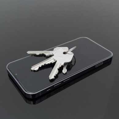 Apsauginis stiklas Wozinsky Privacy Glass with Anti Spy filter for iPhone 15 - Juodas 4