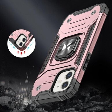 Dėklas Wozinsky Ring Armor iPhone 14 Plus Auksinis 6