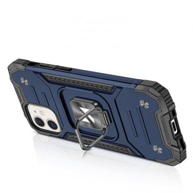 Dėklas Wozinsky Ring Armor iPhone 14 Plus Mėlynas 3
