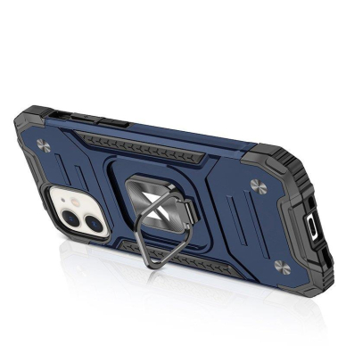 Dėklas Wozinsky Ring Armor iPhone 14 Plus Mėlynas 3