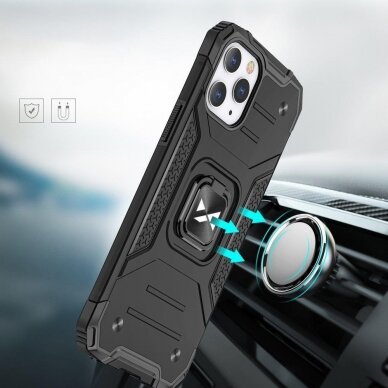 Dėklas Wozinsky Ring Armor iPhone 14 Pro Mėlynas 5