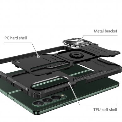 Dėklas Wozinsky Ring Armor Samsung Galaxy Z Fold 4 Rožinis 2