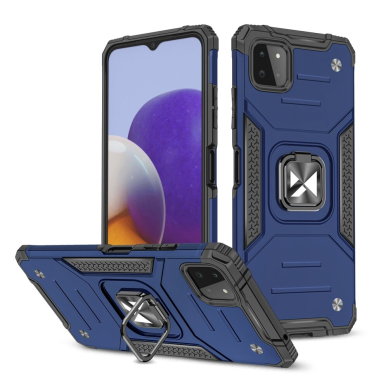 Dėklas su Žiedu Wozinsky Ring Armor Case Samsung Galaxy A22 4G Mėlynas Dėklas su Žiedu Wozinsky Ring Armor Case Samsung Galaxy A22 4G Mėlynas
