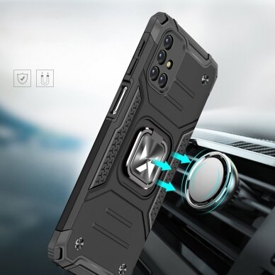 Dėklas Wozinsky Ring Armor Case Samsung Galaxy M31s Sidabrinis 6