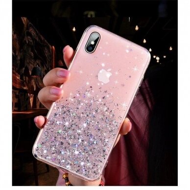 Blizgus Tpu Dėklas 'Wozinsky Star Glitter Shining' Iphone 12 Pro Max Rožinis 2 Blizgus Tpu Dėklas 'Wozinsky Star Glitter Shining' Iphone 12 Pro Max Rožinis 2