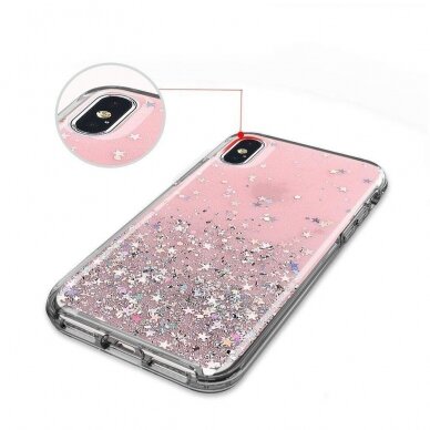 Dėklas Wozinsky Star Glitter Shining Samsung Galaxy S21+ 5G (S21 Plus 5G) Rožinis 5 Dėklas Wozinsky Star Glitter Shining Samsung Galaxy S21+ 5G (S21 Plus 5G) Rožinis 5