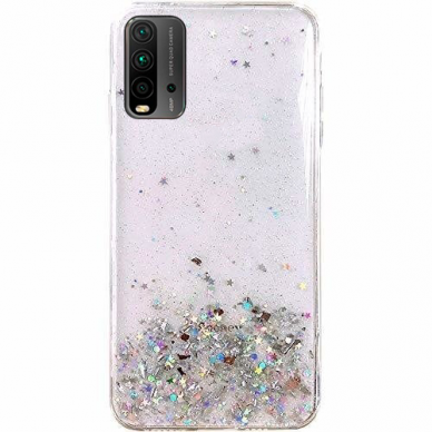 Blizgus TPU dėklas Wozinsky Star Glitter Xiaomi Redmi K40 Pro+ / K40 Pro / K40 / Poco F3 permatomas Blizgus TPU dėklas Wozinsky Star Glitter Xiaomi Redmi K40 Pro+ / K40 Pro / K40 / Poco F3 permatomas