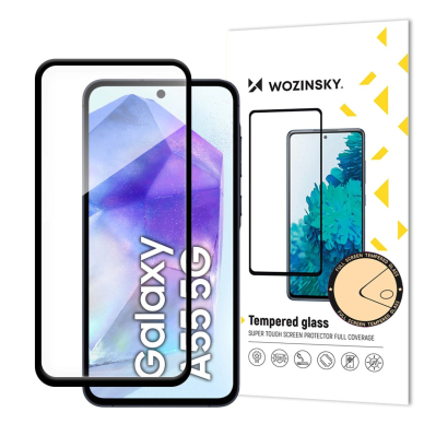 Wozinsky itin tvirtas Full Glue grūdintas stiklas visam Samsung Galaxy A16 / A16 5G ekranui