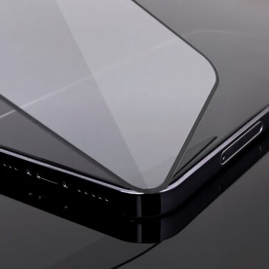Ekrano apsauga Wozinsky Super Durable Full Glue Motorola Moto G62 Juodais kraštais (tinka su dėklu) 5