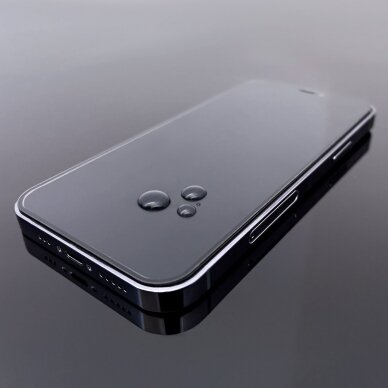 Ekrano apsauga Wozinsky Super Durable Full Glue Motorola Moto G62 Juodais kraštais (tinka su dėklu) 9