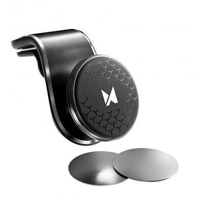 Wozinsky Universal Magnetic Car Bracket Mount Phone Holder 360 skirta Air Outlet Black (Wmh-03) 1