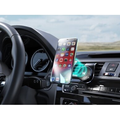 Wozinsky Universal Magnetic Car Bracket Mount Phone Holder 360 skirta Air Outlet Black (Wmh-03) 8