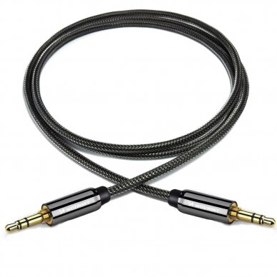 Wozinsky universal mini jack cable 2x AUX cable 1.5 m black 2 Wozinsky universal mini jack cable 2x AUX cable 1.5 m black 2