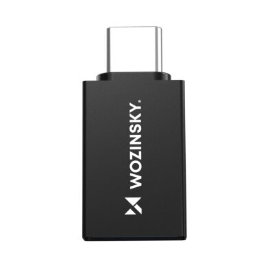 Adapteris Wozinsky W10GY1S USB-C – USB-A 3.2 10Gb/s – juodas 2