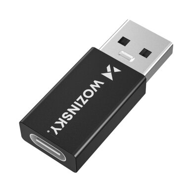 Adapteris Wozinsky WAAC-01 USB-A – USB-C OTG – juodas 2