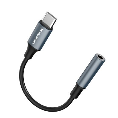 Adapteris Wozinsky WACM-01 USB-C – 3.5mm Mini Jack – juodas 2