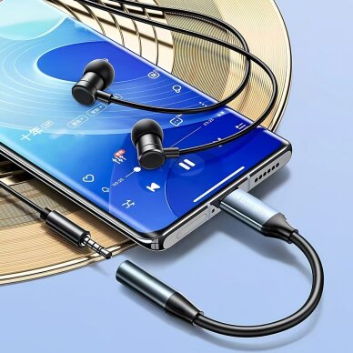 Adapteris Wozinsky WACM-01 USB-C – 3.5mm Mini Jack – juodas 8