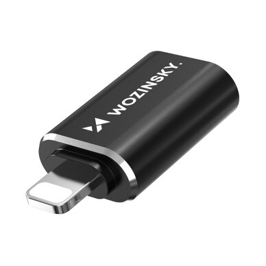 Adapteris Wozinsky WALA-01 Lightning – USB-A OTG – juodas 2 Adapteris Wozinsky WALA-01 Lightning – USB-A OTG – juodas 2