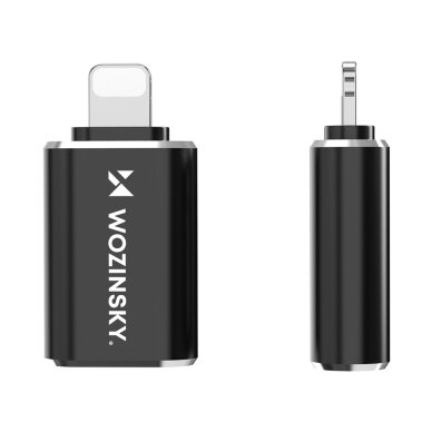 Adapteris Wozinsky WALA-01 Lightning – USB-A OTG – juodas 4