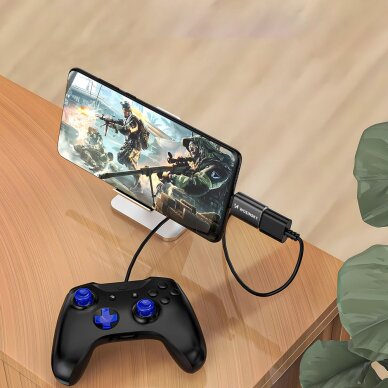 Adapteris Wozinsky WALA-01 Lightning – USB-A OTG – juodas 6