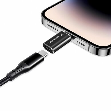 Adapteris Wozinsky WALC-01 Lightning – USB-C – juodas 8