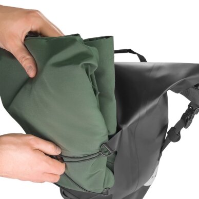 Dviračio bagažinės krepšys Wozinsky 25l, vandeniui atsparus (WBB24BK) – juodas 12