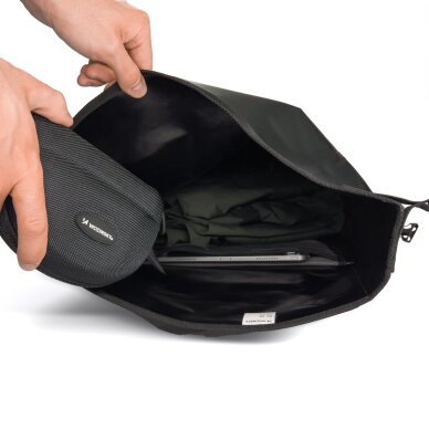 Dviračio bagažinės krepšys Wozinsky 25l, vandeniui atsparus (WBB24BK) – juodas 14