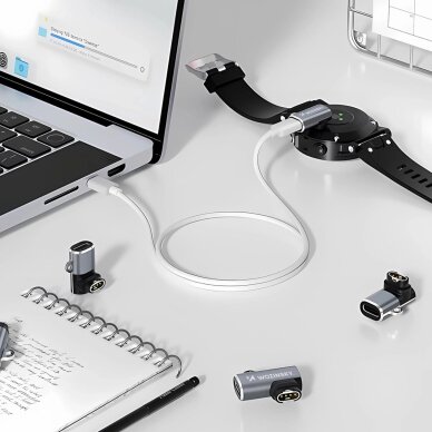 Adapteris Wozinsky WAYGS1 USB-C Garmin išmaniajam laikrodžiui – pilkas 7 Adapteris Wozinsky WAYGS1 USB-C Garmin išmaniajam laikrodžiui – pilkas 7