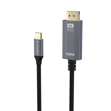 Kabelis Wozinsky WCCH-01 USB-C – HDMI 4K 60Hz 1.8m – juodas 4 Kabelis Wozinsky WCCH-01 USB-C – HDMI 4K 60Hz 1.8m – juodas 4