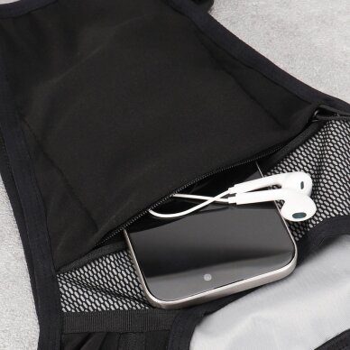 Atspindinti bėgimo liemenė Wozinsky WKDB1 – juoda 18