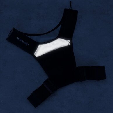 Atspindinti bėgimo liemenė Wozinsky WKDB1 – juoda 4