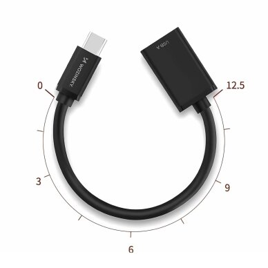 Adapteris Wozinsky WOTGY1S USB-C 3.0 (male) – USB-A 3.0 (female) OTG – juodas 7