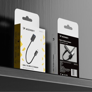 Adapteris Wozinsky WOTGY1S USB-C 3.0 (male) – USB-A 3.0 (female) OTG – juodas 8