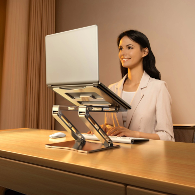 Wozinsky WRS-CPY75DSS Aliuminio nešiojamo kompiuterio stovas – sidabrinis 1 Wozinsky WRS-CPY75DSS Aliuminio nešiojamo kompiuterio stovas – sidabrinis 1