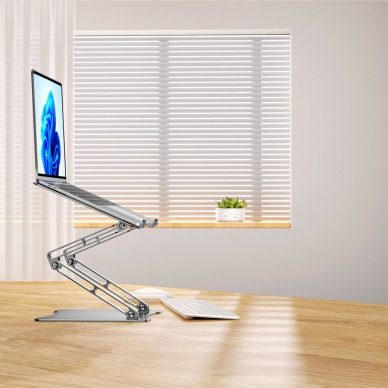 Wozinsky WRS-CPY75DSS Aliuminio nešiojamo kompiuterio stovas – sidabrinis 6 Wozinsky WRS-CPY75DSS Aliuminio nešiojamo kompiuterio stovas – sidabrinis 6