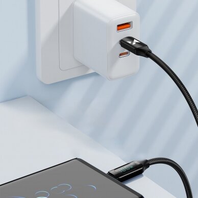 Wozinsky WUCCC2 USB C - USB C Cable with PD Display 100W 2m - Black 3
