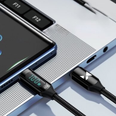 Wozinsky WUCCC2 USB C - USB C Cable with PD Display 100W 2m - Black 4