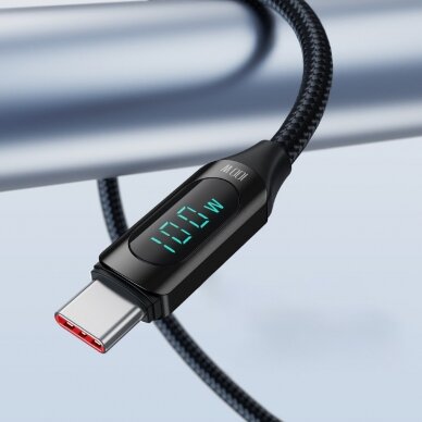 Wozinsky WUCCC2 USB C - USB C Cable with PD Display 100W 2m - Black 6