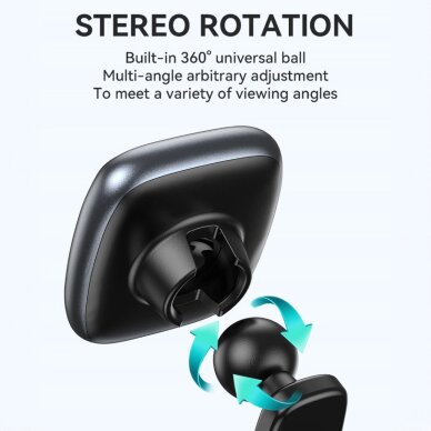 Automobilinis magnetinis laikiklis Wozinsky WUMTD prietaisų skydeliui – juodas 6