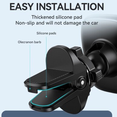 Automobilinis magnetinis laikiklis Wozinsky WUMTK vėdinimo angai – juodas 6 Automobilinis magnetinis laikiklis Wozinsky WUMTK vėdinimo angai – juodas 6