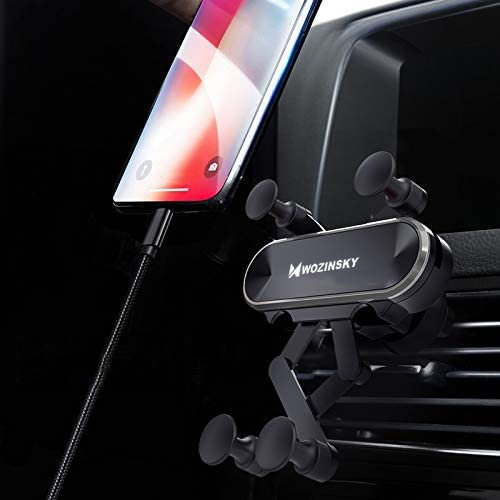 Wozinsky Gravity Car Mount Phone Holder skirta Air Outlet Black (Wch-05) 27