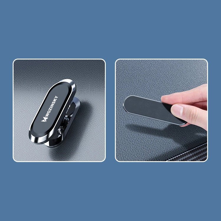 Laikiklis Wozinsky Flat Vehicle Mount Magnetic Bracket 360 skirta Dashboard Silver (Wmh-06) 9