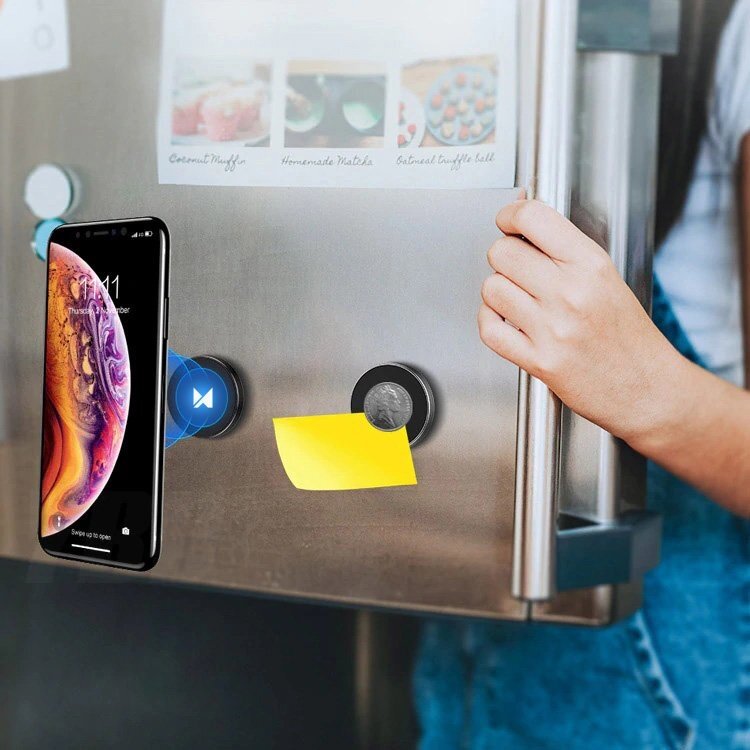 Wozinsky Flat Vehicle Mount Magnetic Bracket juodas (Wmh-02) 19 Wozinsky Flat Vehicle Mount Magnetic Bracket juodas (Wmh-02) 19