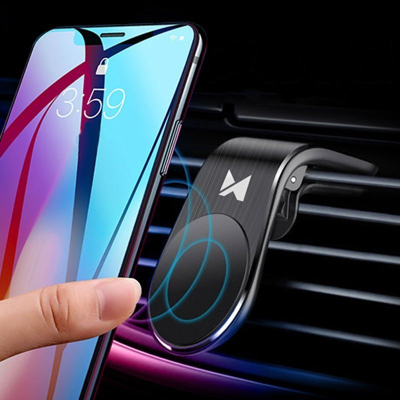 Wozinsky Universal Magnetic Car Bracket Mount Phone Holder skirta Air Outlet Juodas (Wch-02) 3 Wozinsky Universal Magnetic Car Bracket Mount Phone Holder skirta Air Outlet Juodas (Wch-02) 3