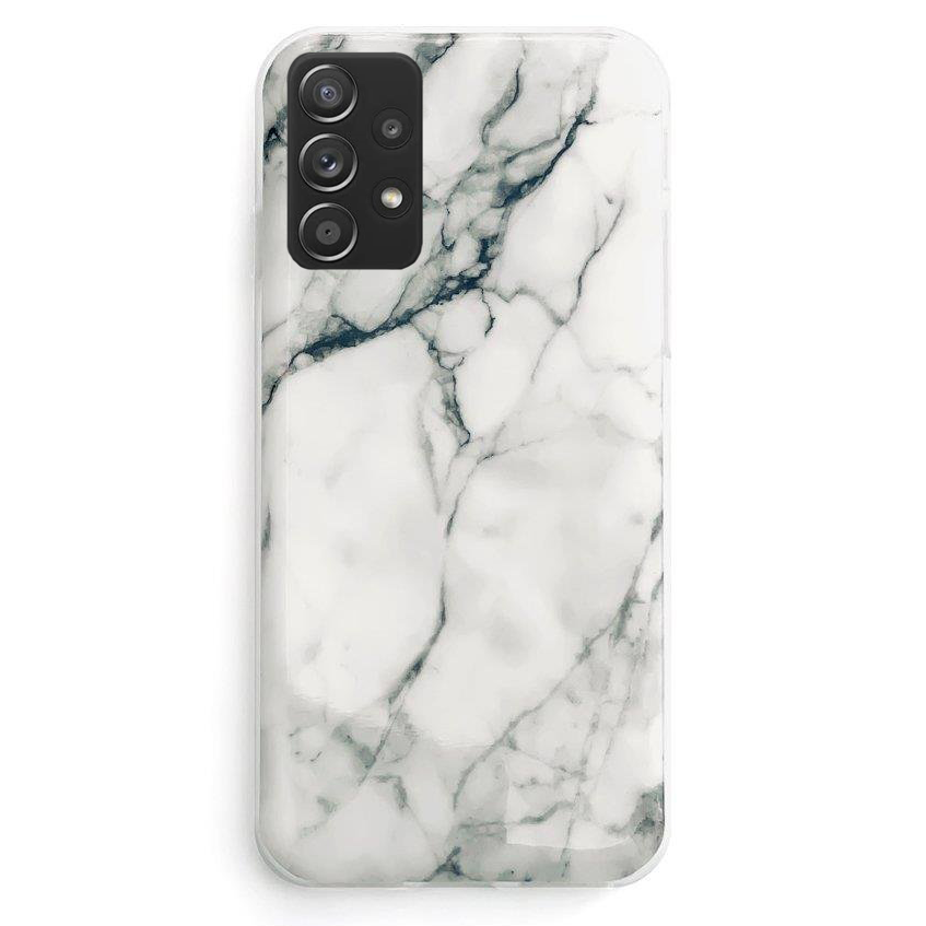 Dėklas Wozinsky Marble TPU Samsung Galaxy A73 baltas Dėklas Wozinsky Marble TPU Samsung Galaxy A73 baltas