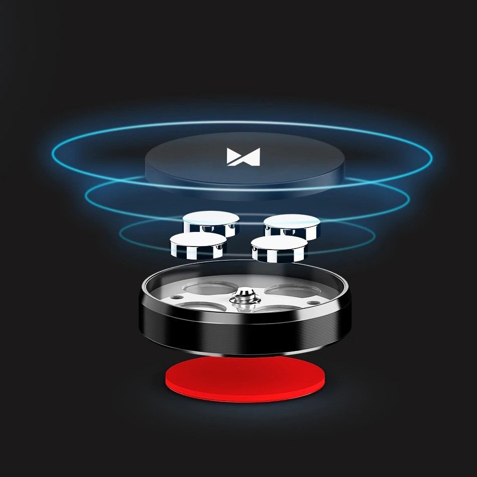 Wozinsky Flat Vehicle Mount Magnetic Bracket juodas (Wmh-02) 15