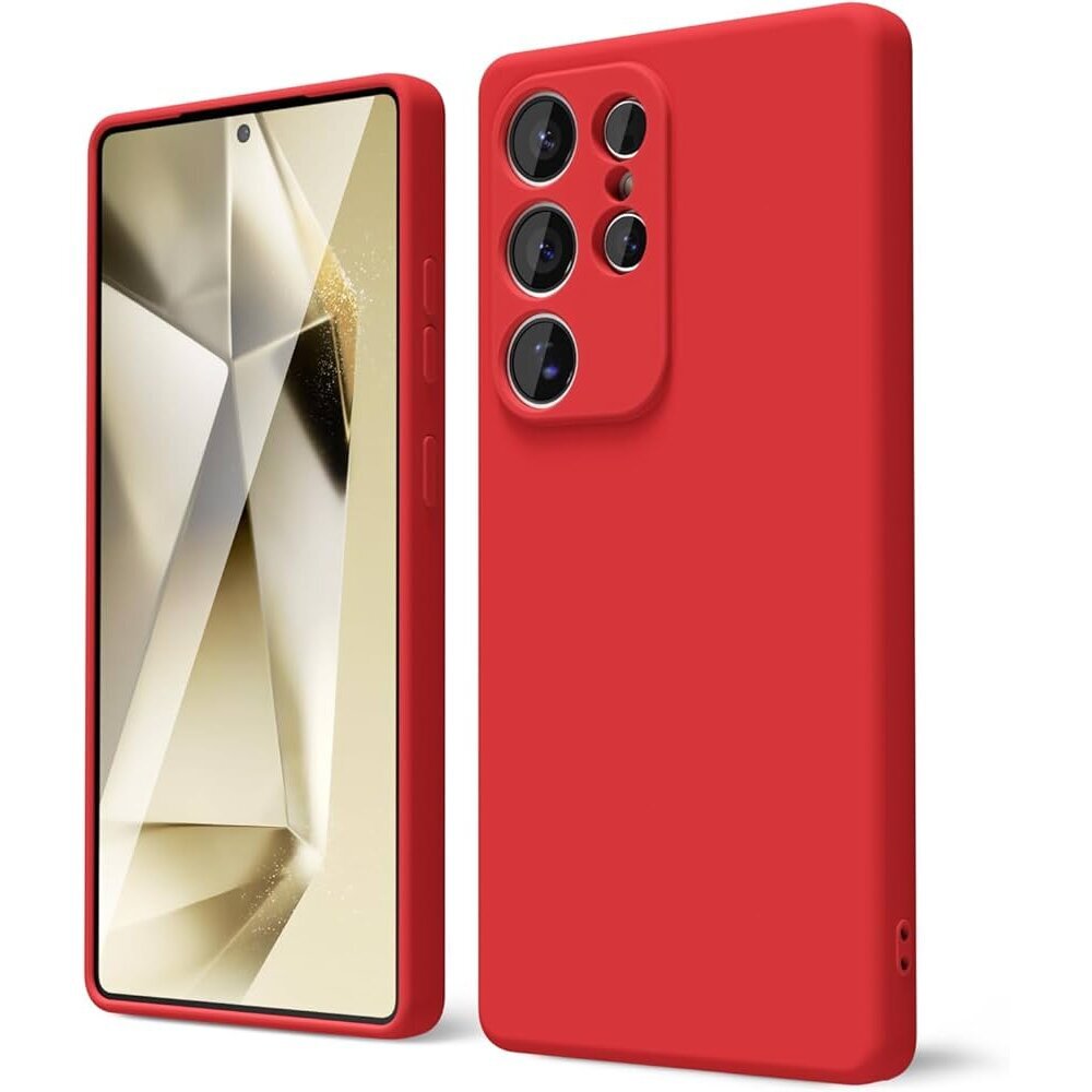 Xiaomi Redmi 15 4G / Redmi 15 5G Liquid Silicone 1,5 mm dėklas – raudonas