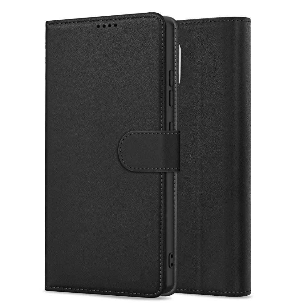Xiaomi Redmi 15 4G/Redmi 15 5G atverčiamas dėklas Fancy Wallet juodas 2